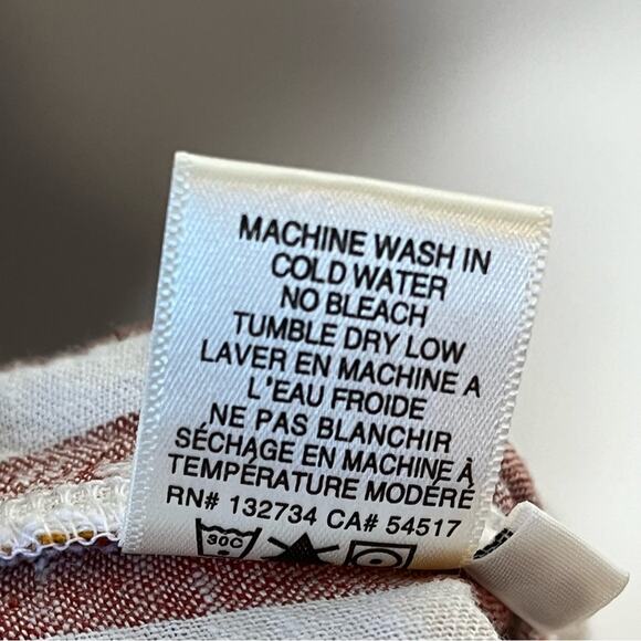 NWOT CLOTH & STONE linen/rayon Striped Summer Halter Cropped Jumpsuit Size Small - Picture 9 of 9